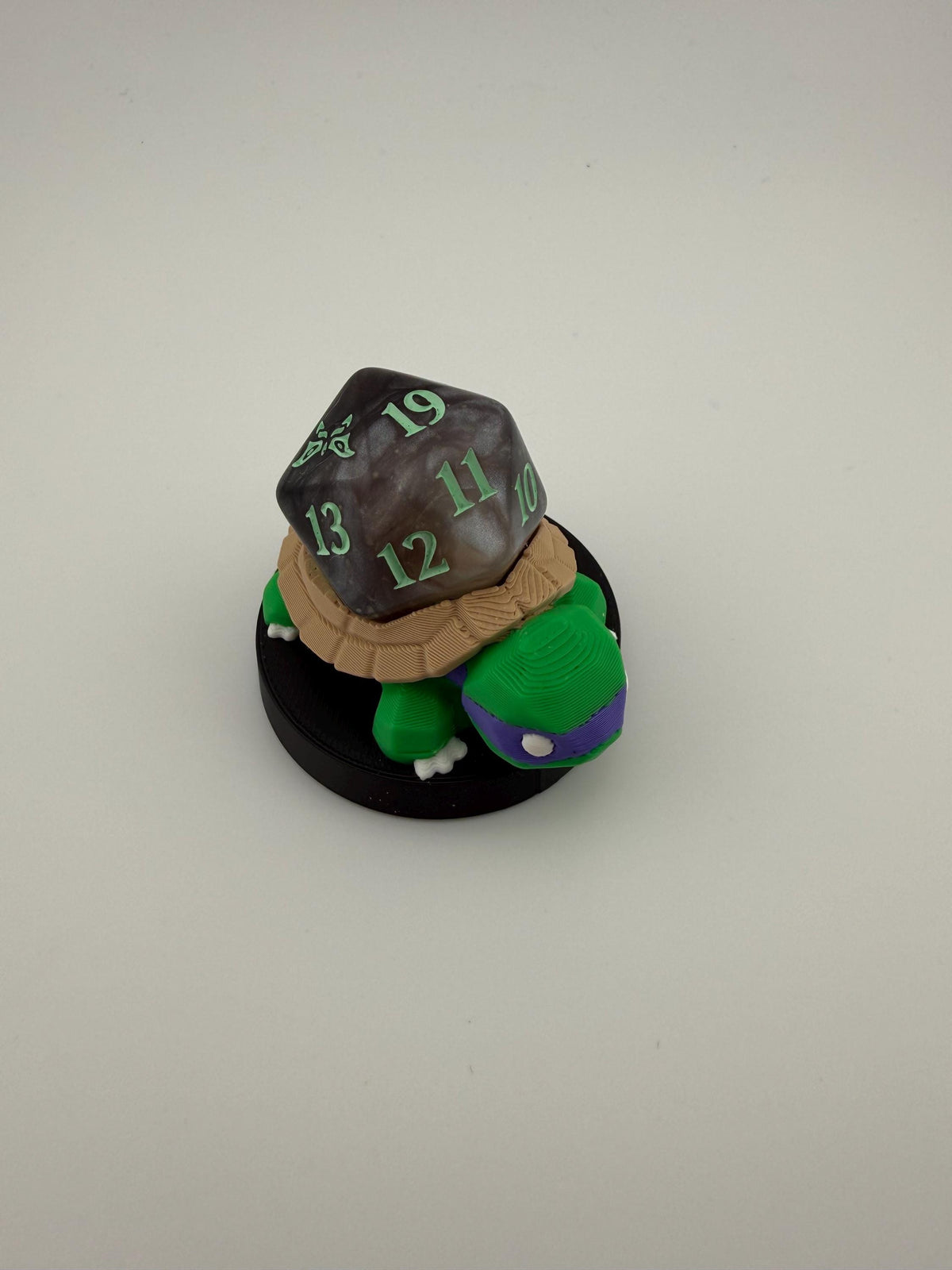 3D Printed Turtle Ninja Token Dice and Display Holder - MTG Commander Accessory