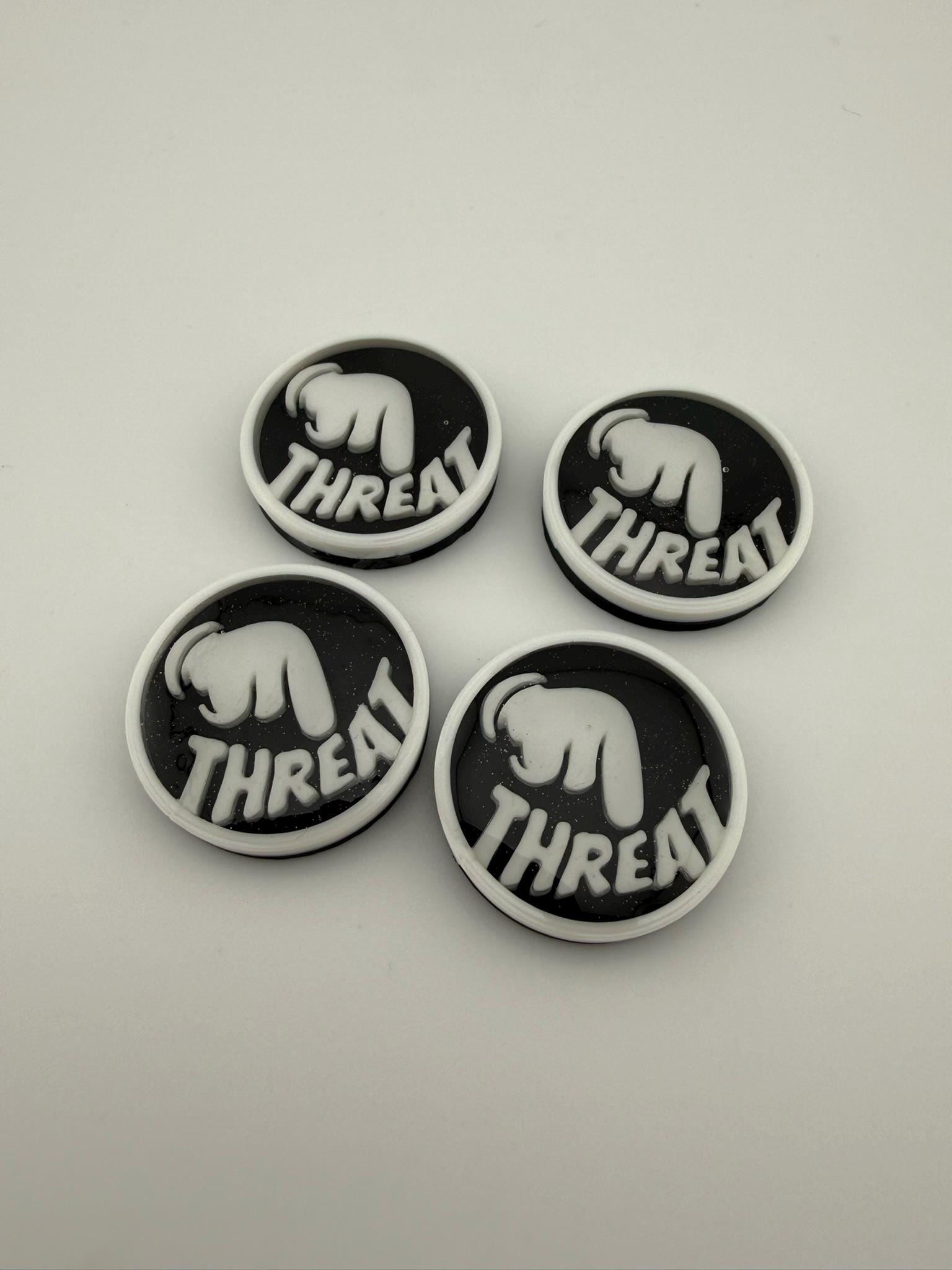 Threat Counters – Magic the Gathering | MTG Commander / EDH Accessory - Set of 4