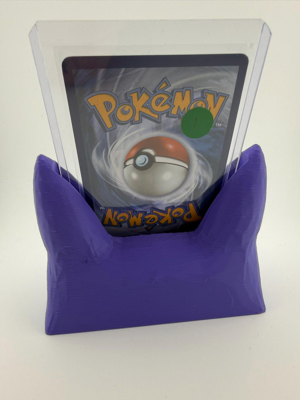 Gengar Inspired Card Display Stand – 3D Printed Slab Holder (CGC, PSA, Toploader)