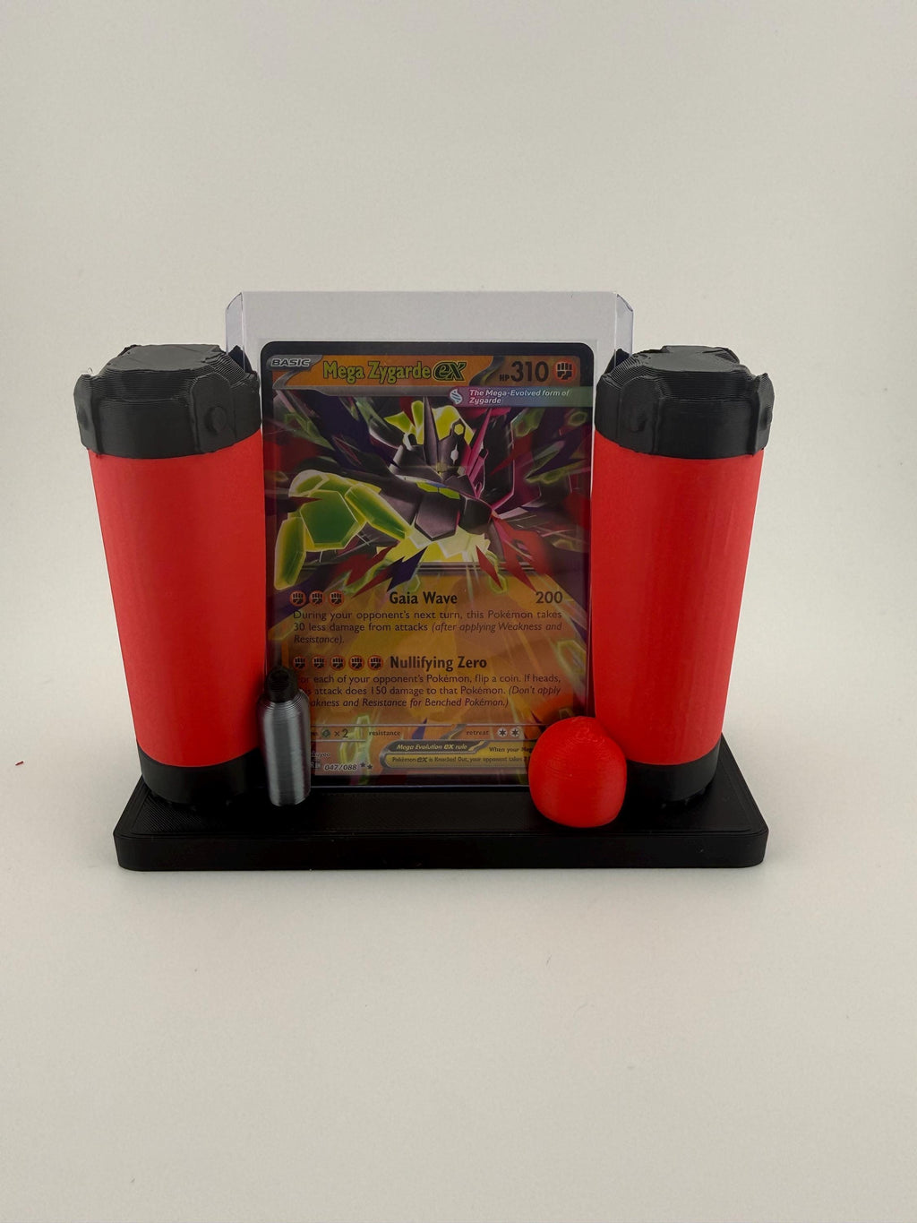 Fighting Type Card Display Stand – 3D Printed Slab Holder (CGC, PSA, Toploader)