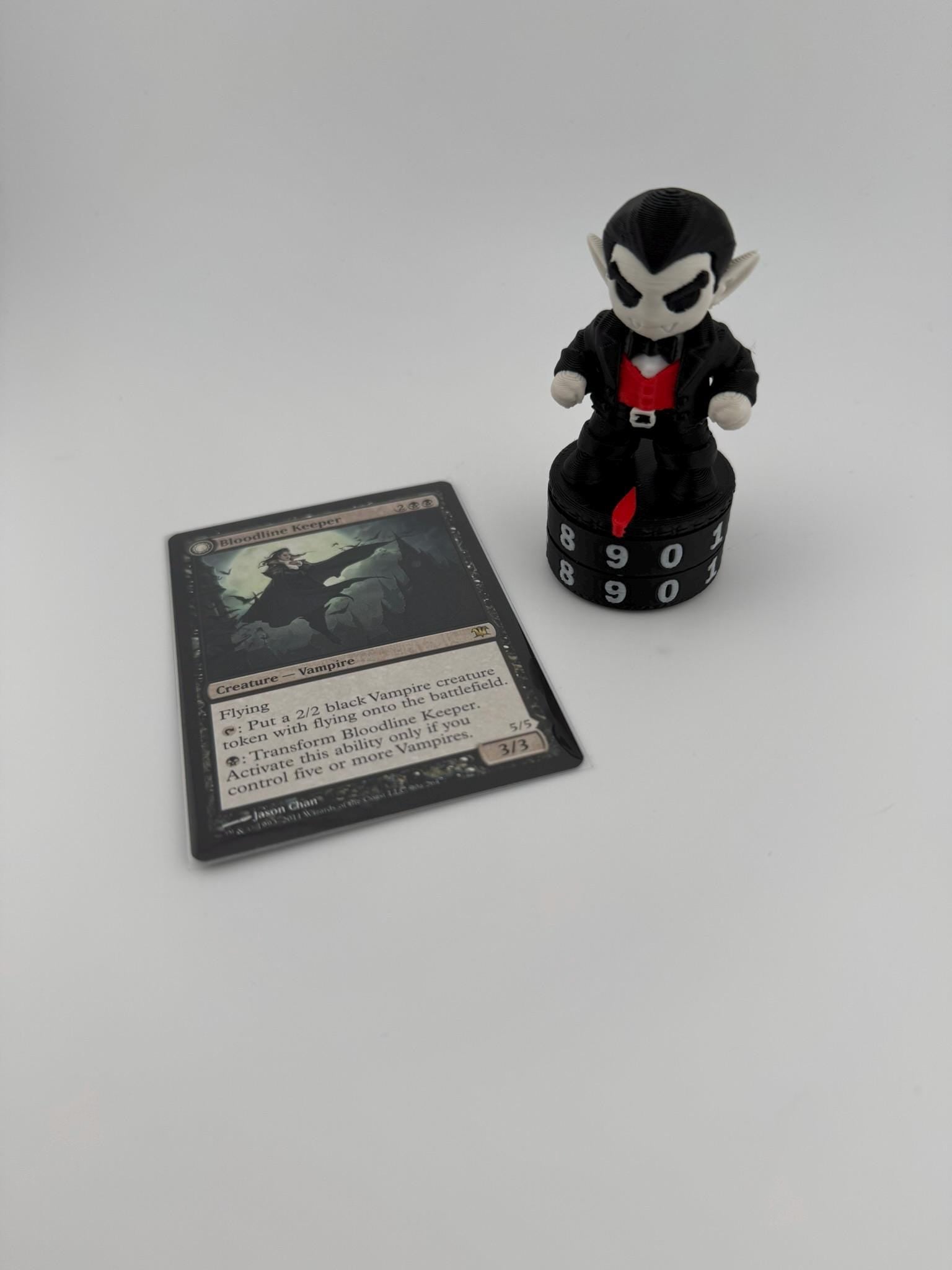 Vampire Themed MTG Life or Token Tracker (0-99)