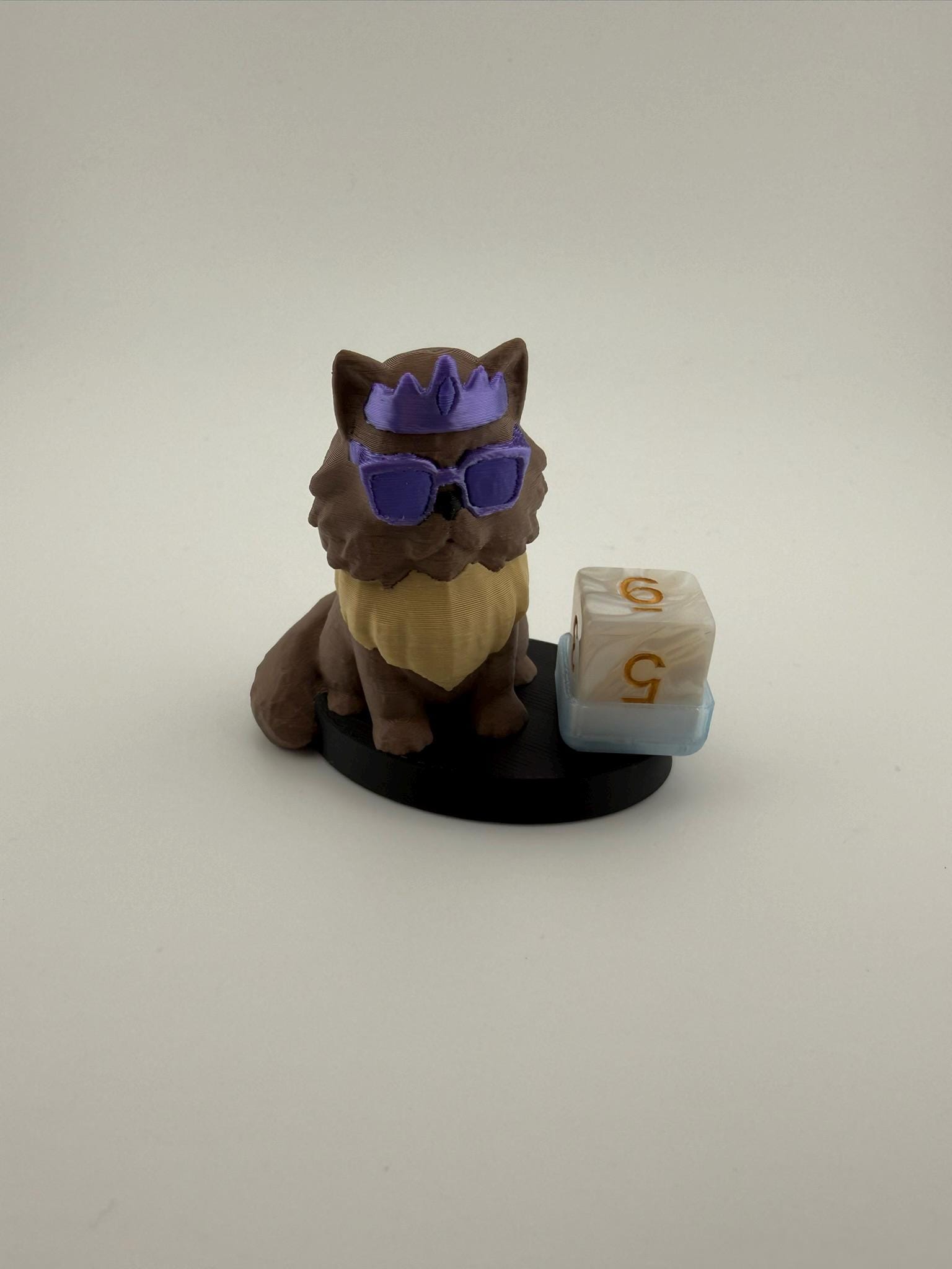 3D Printed Princess Donut Dice Holder – Tabletop Gaming Accessory