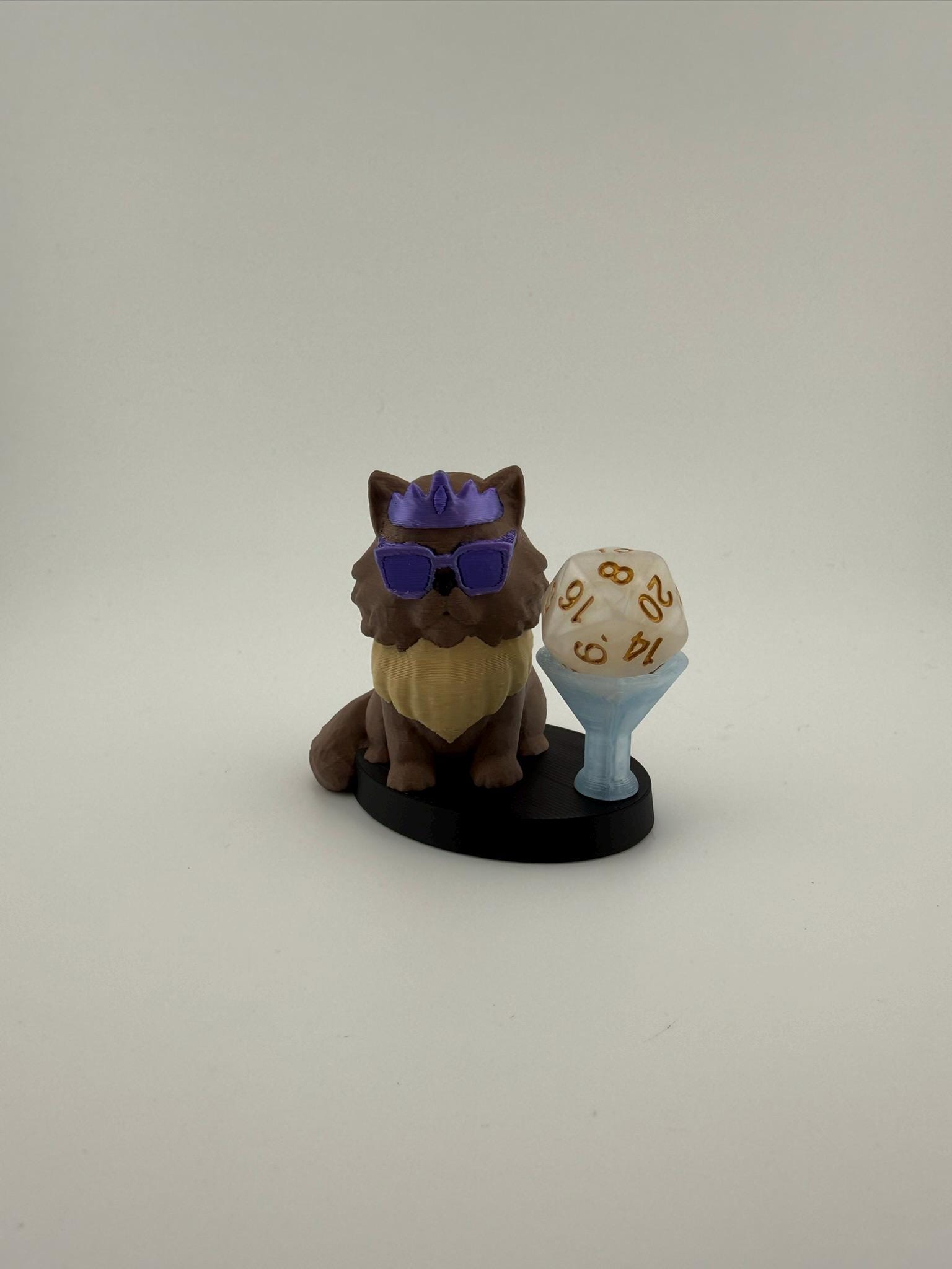 3D Printed Princess Donut Dice Holder – Tabletop Gaming Accessory