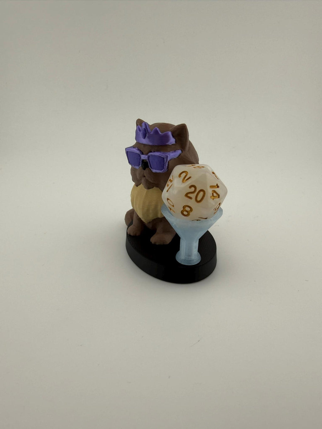 3D Printed Princess Donut Dice Holder – Tabletop Gaming Accessory