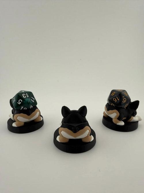 3D Printed Dog Token Dice and Display Holder - MTG Commander Accessory