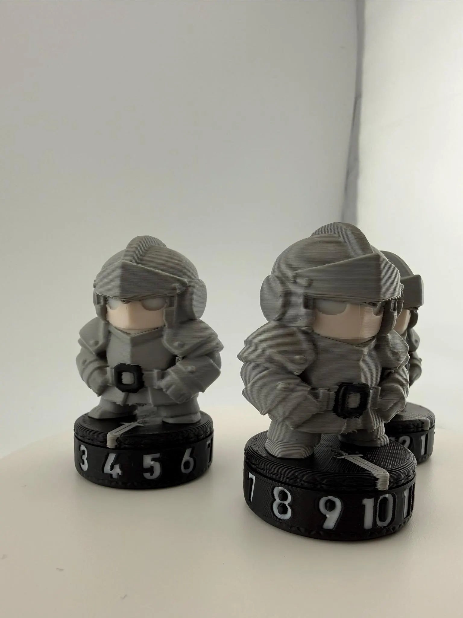 Soldier Token Counter Tracker — 1–12 Dial Base