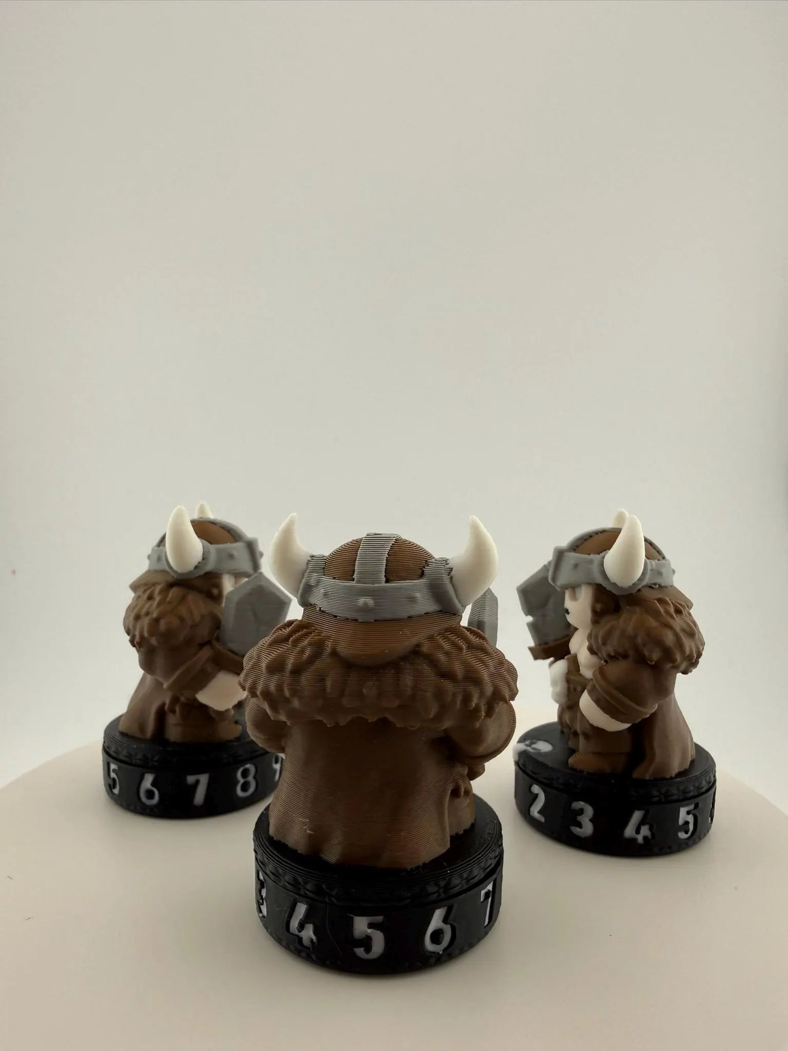 Warrior Token Counter Tracker — 1–12 Dial Base