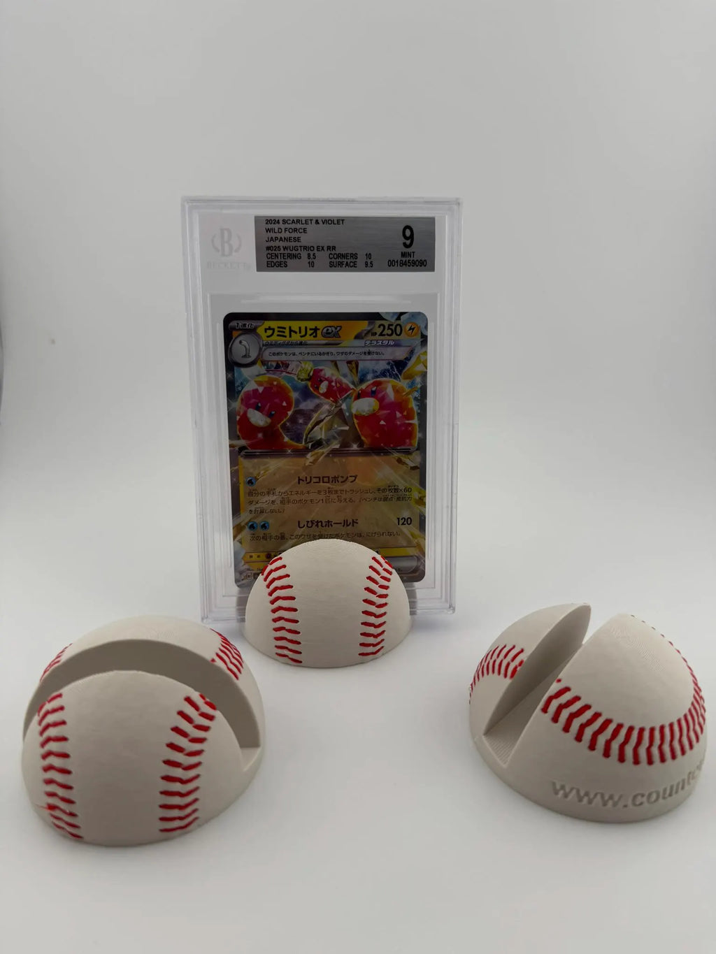 Baseball Graded Card Display Stand | 3D Printed Slab Holder for Collectors