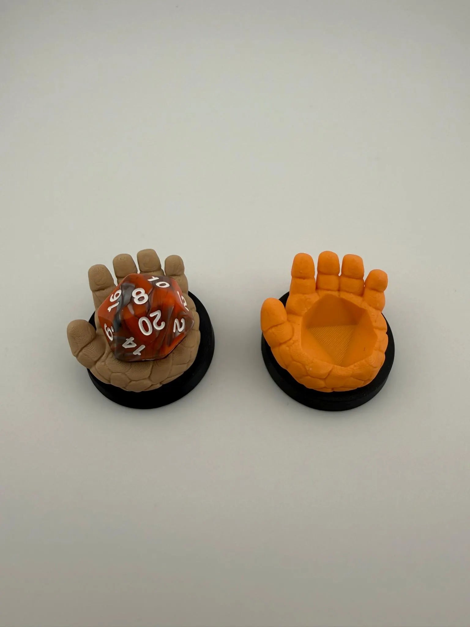 3D Printed Clobberin' Adjacent Stone Hand Dice Holder | MTG Commander EDH Accessory | Counter | Token Tracker