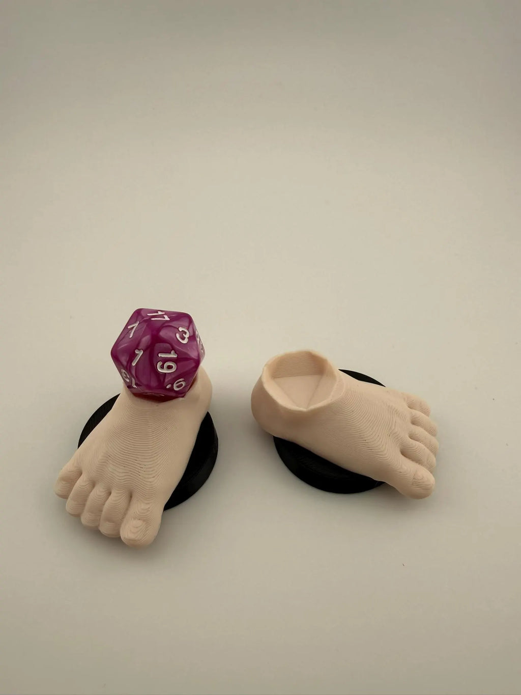 Dungeon Crawler Carl‑Inspired “Foot” Dice Holder