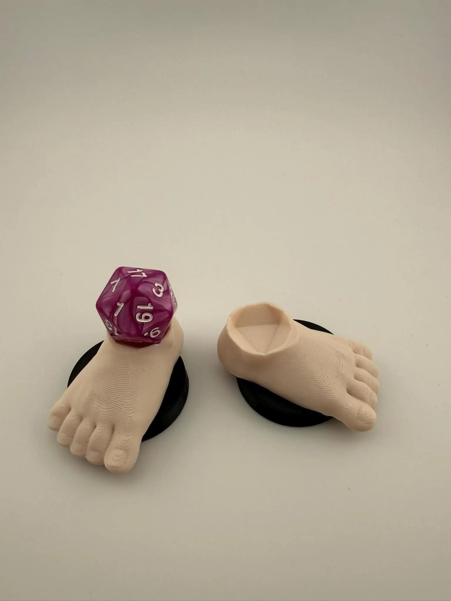 Dungeon Crawler Carl‑Inspired “Foot” Dice Holder