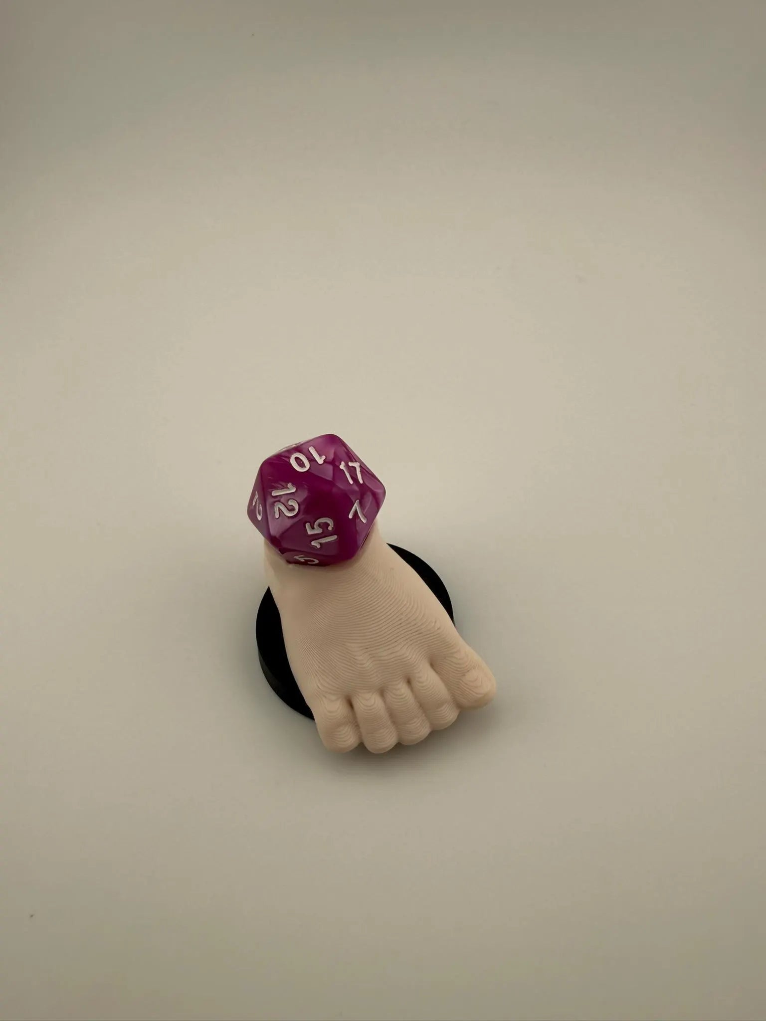Dungeon Crawler Carl‑Inspired “Foot” Dice Holder
