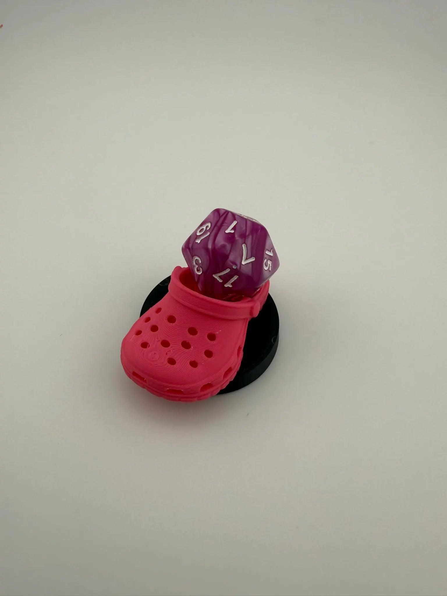 Carl's Critical Croc - Dice Shoe display for Tabletop Gamers