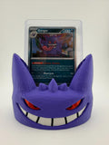Gengar Inspired Card Display Stand – 3D Printed Slab Holder for Pokemon (CGC, PSA, Toploader, One-Touch)