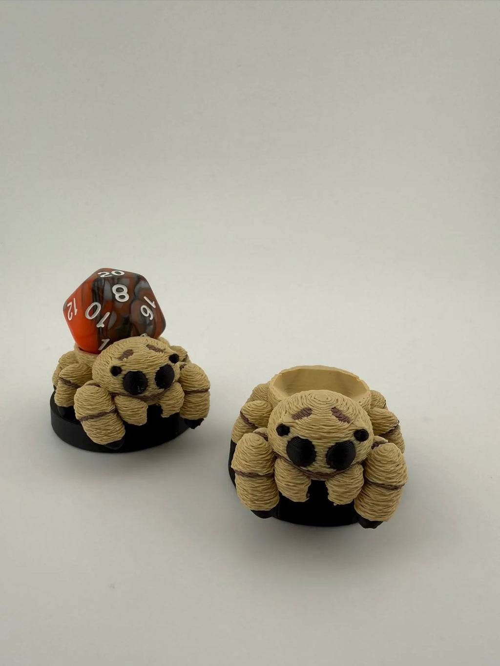 Whimsical Woodland Spider Dice Holder – DnD & MTG Token Gift