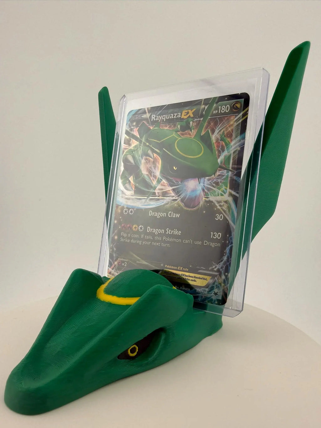 Rayquaza Inspired Card Display Stand – 3D Printed Slab Holder (PSA, CGC)
