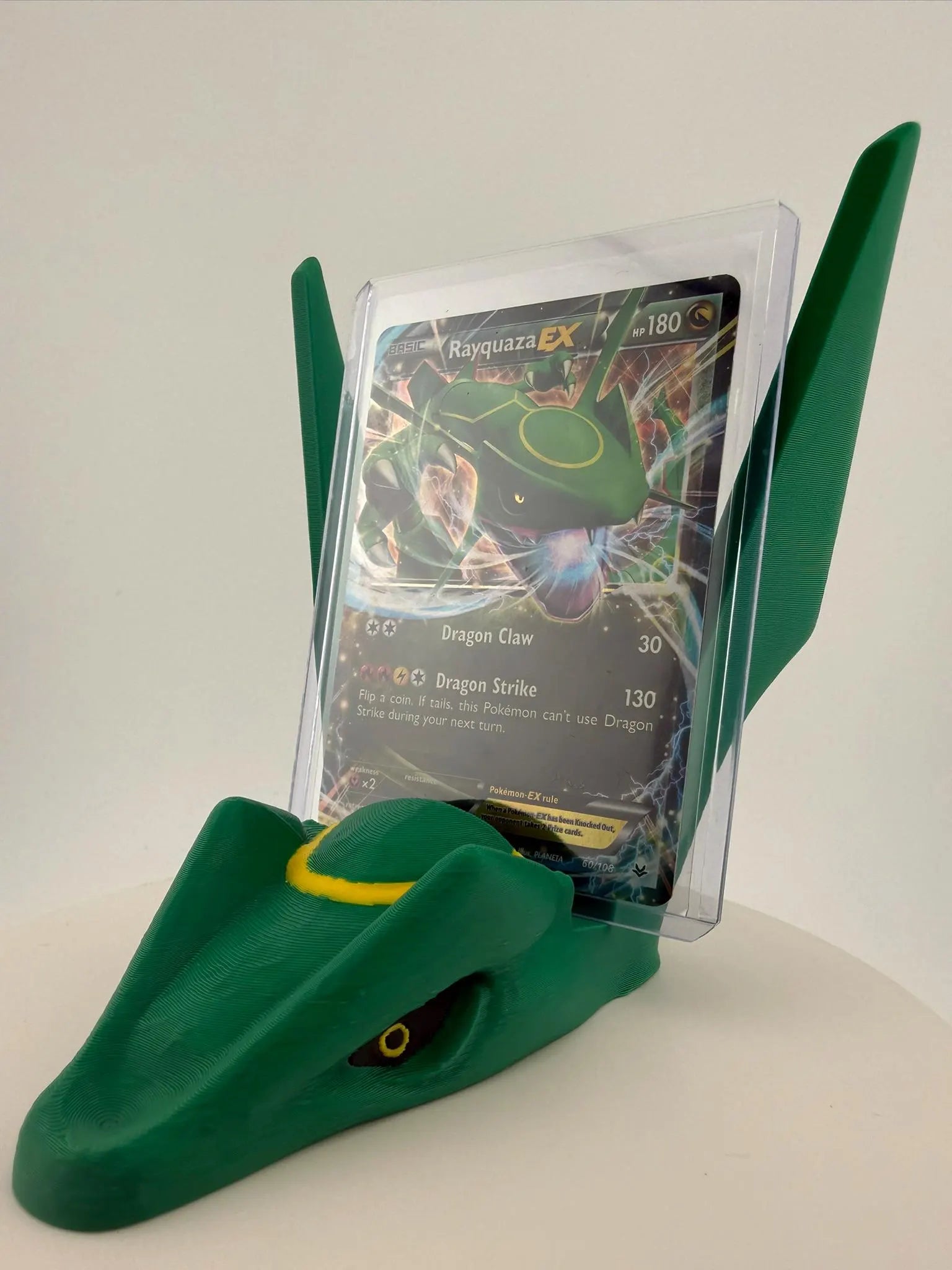 Rayquaza Inspired Card Display Stand – 3D Printed Slab Holder (PSA, CGC)