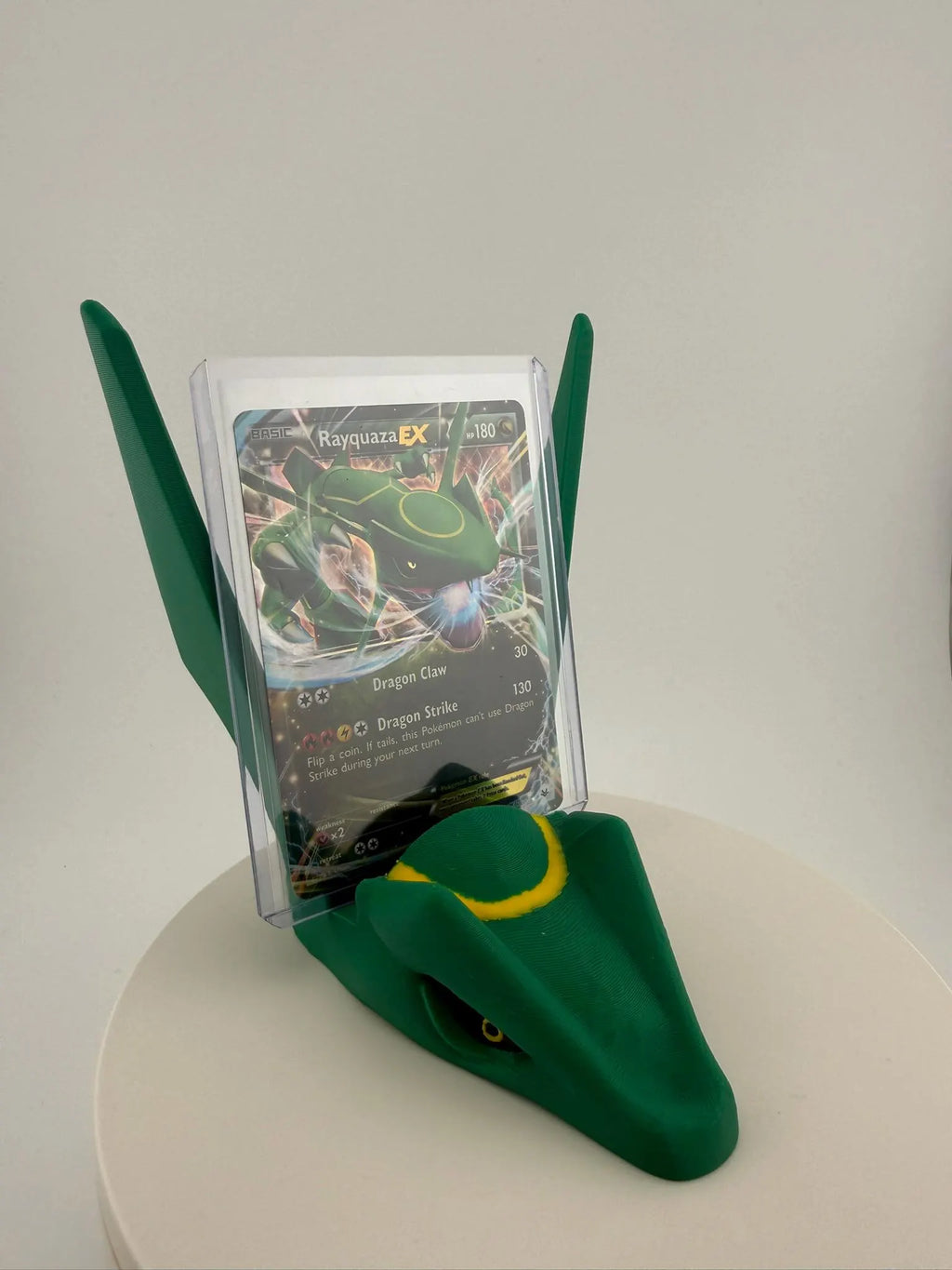 Rayquaza Inspired Card Display Stand – 3D Printed Slab Holder (PSA, CGC)