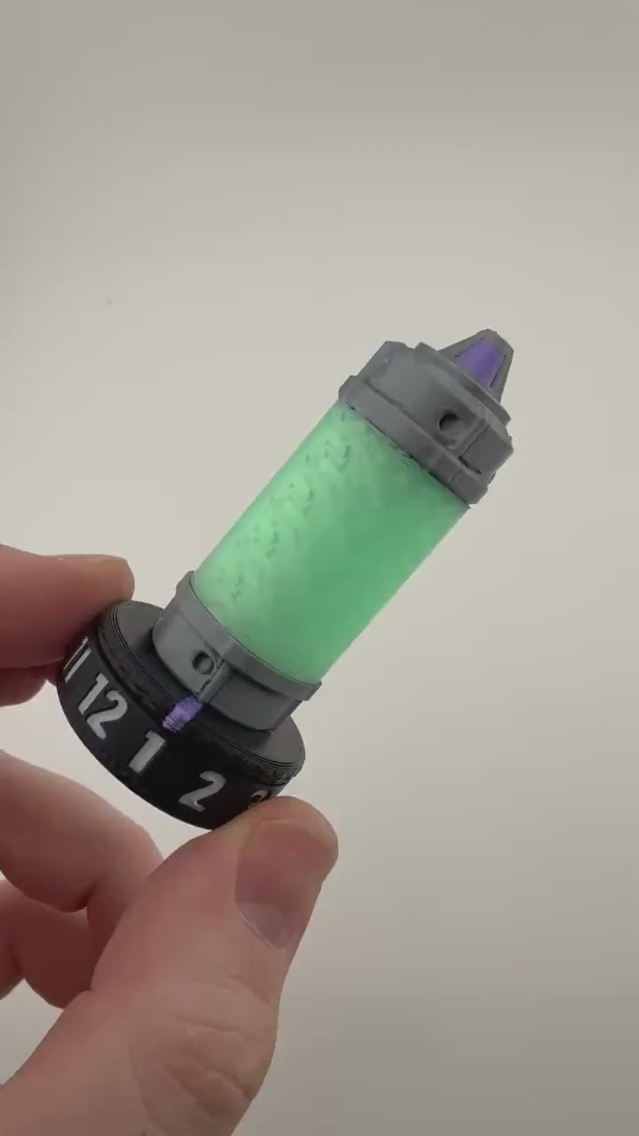 Mutagen Counter Token • 1–12 Clicker • Ooze Canister Tracker for TCG & RPG