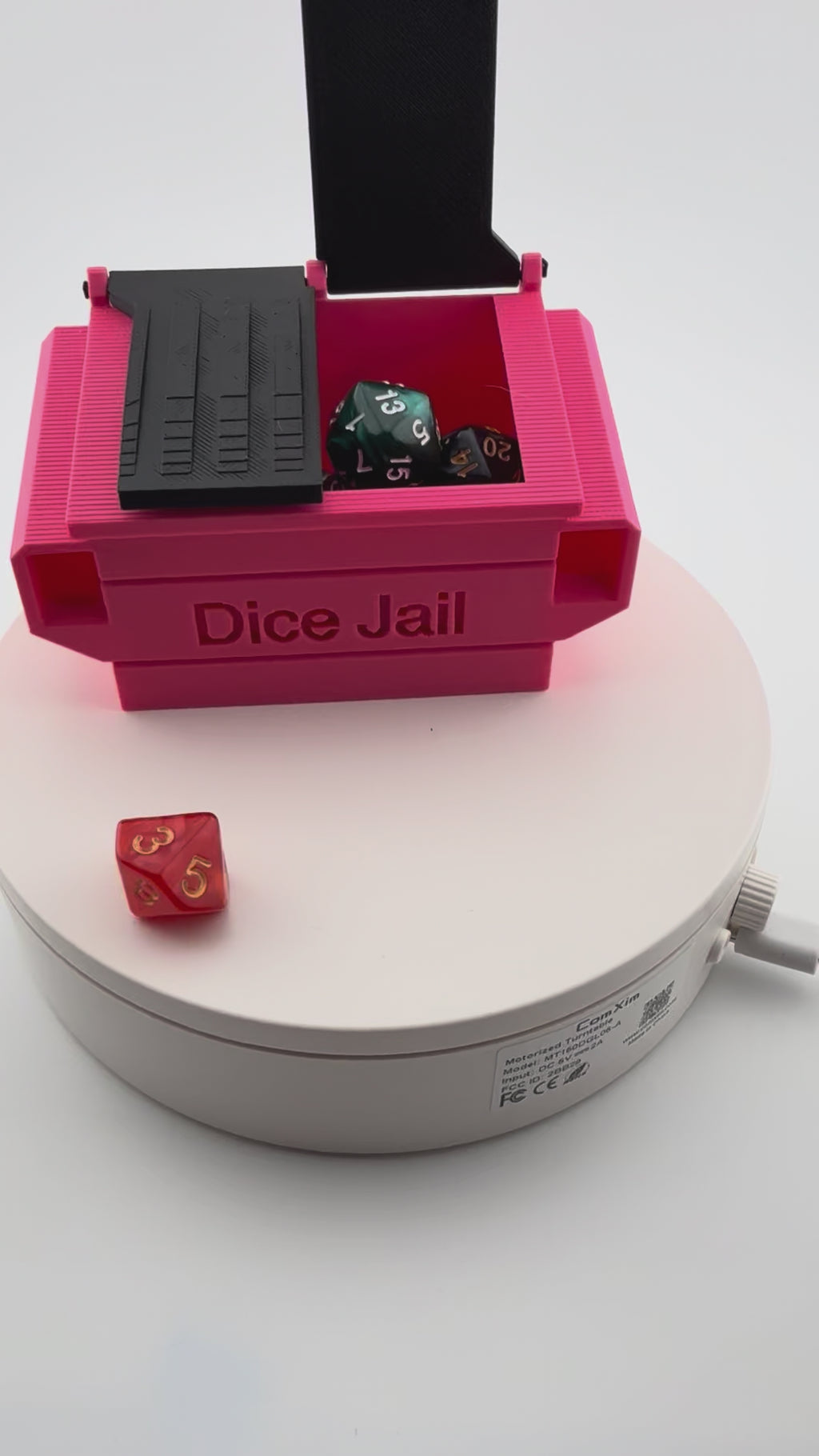 Dice Jail Dumpster – Funny Dice Holder for TTRPGs | DnD Dice Storage Box | Dungeon Master Gift | Tabletop Gaming Accessory | Dice Punishment Box