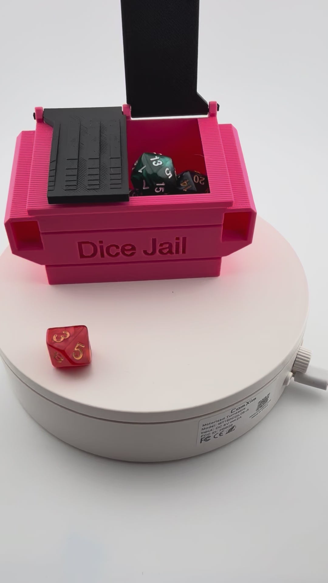 Dice Jail Dumpster – Funny Dice Holder for TTRPGs | DnD Dice Storage Box | Dungeon Master Gift | Tabletop Gaming Accessory | Dice Punishment Box