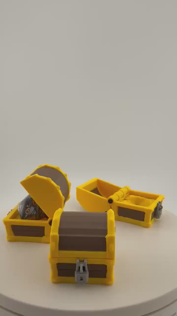 Treasure Chest Dice Holder  MTG Token Box  DnD Dice Vault  3D Printed Tabletop Accessory