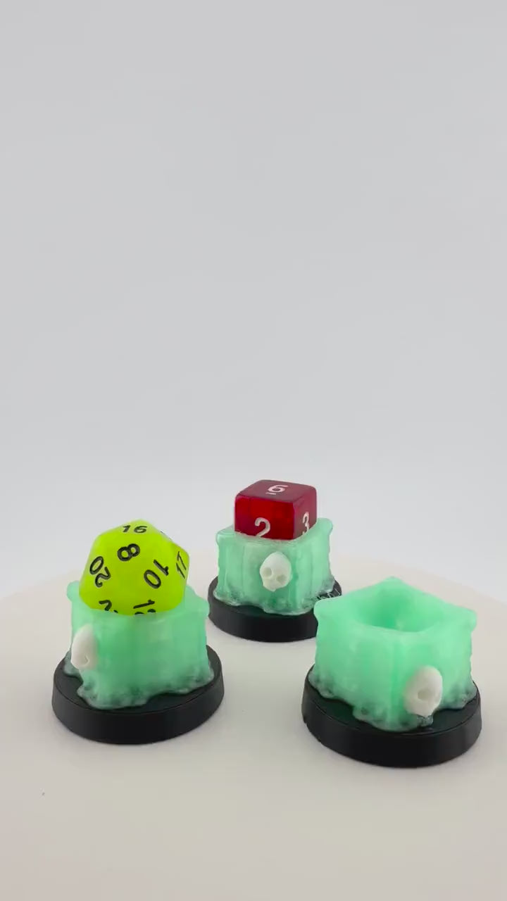3D Printed Ooze / Slime Dice Holder | MTG Commander EDH Accessory