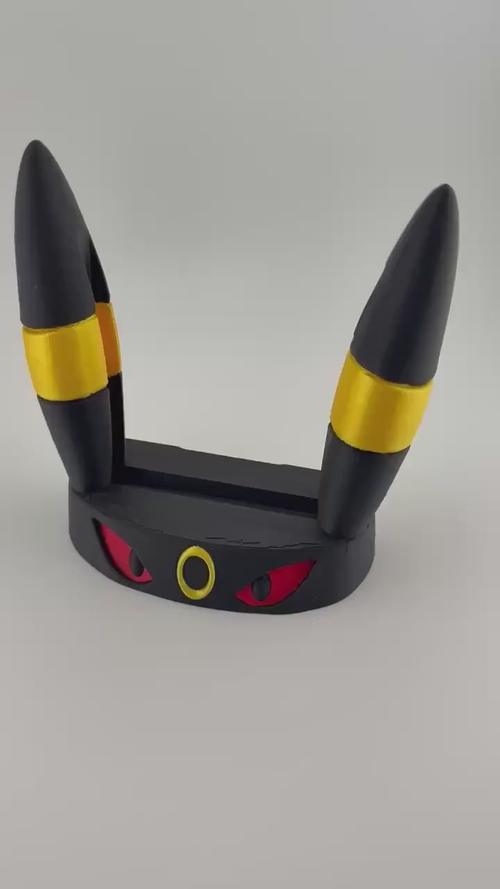 Umbreon Inspired Card Display Stand – 3D Printed Slab Holder for Pokemon (CGC, PSA, Toploader, One-Touch)