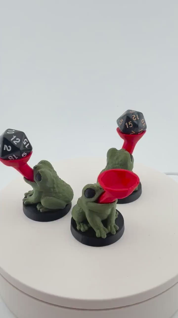 3D Printed Toad Dice Holder | MTG Commander EDH Accessory