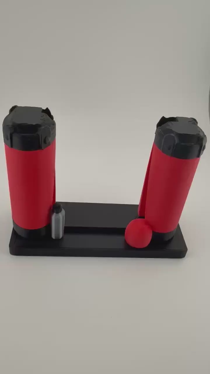 Fighting Type Card Display Stand – 3D Printed Slab Holder (CGC, PSA, Toploader)