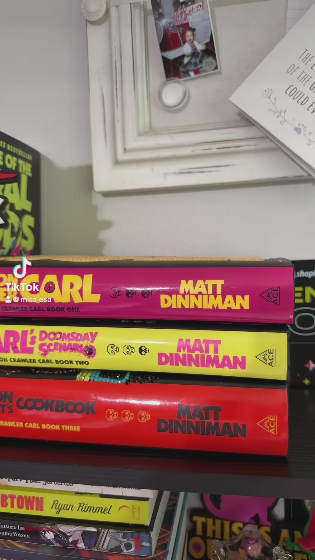 Dungeon Crawler Carl Inspired “You Will Not Break Me” Bookshelf Sign | DCC Bookish Decor | LitRPG Shelf Display
