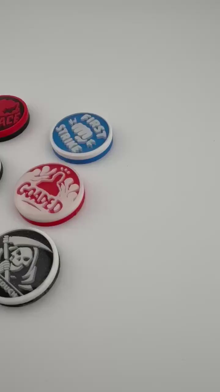 Magic the Gathering Combat Pressure Ability Counters – MTG Commander Keyword Counter Set of 6