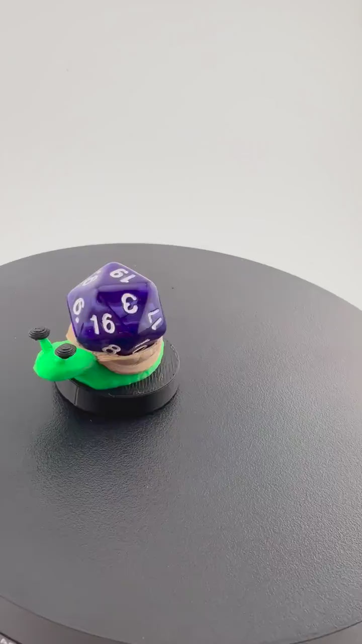 3D Printed Snail Dice Holder – MTG, D&D Gaming Accessory