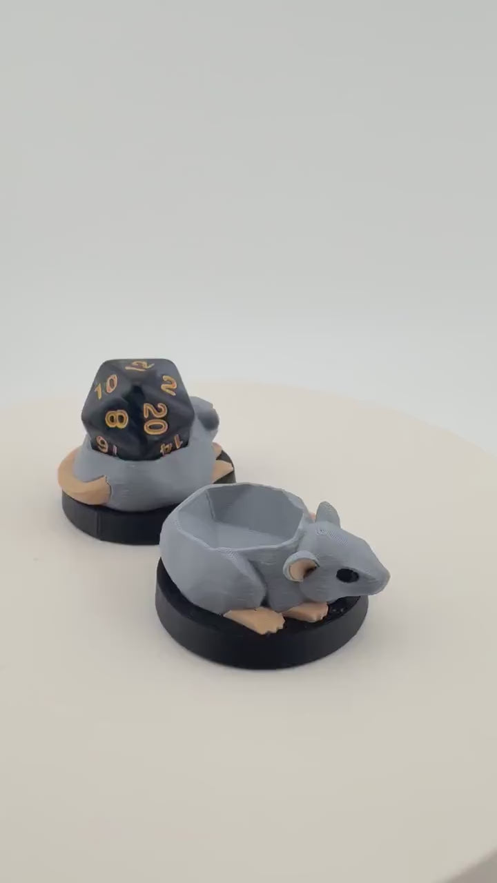 3D Printed Rat Dice Holder | MTG Commander EDH Accessory