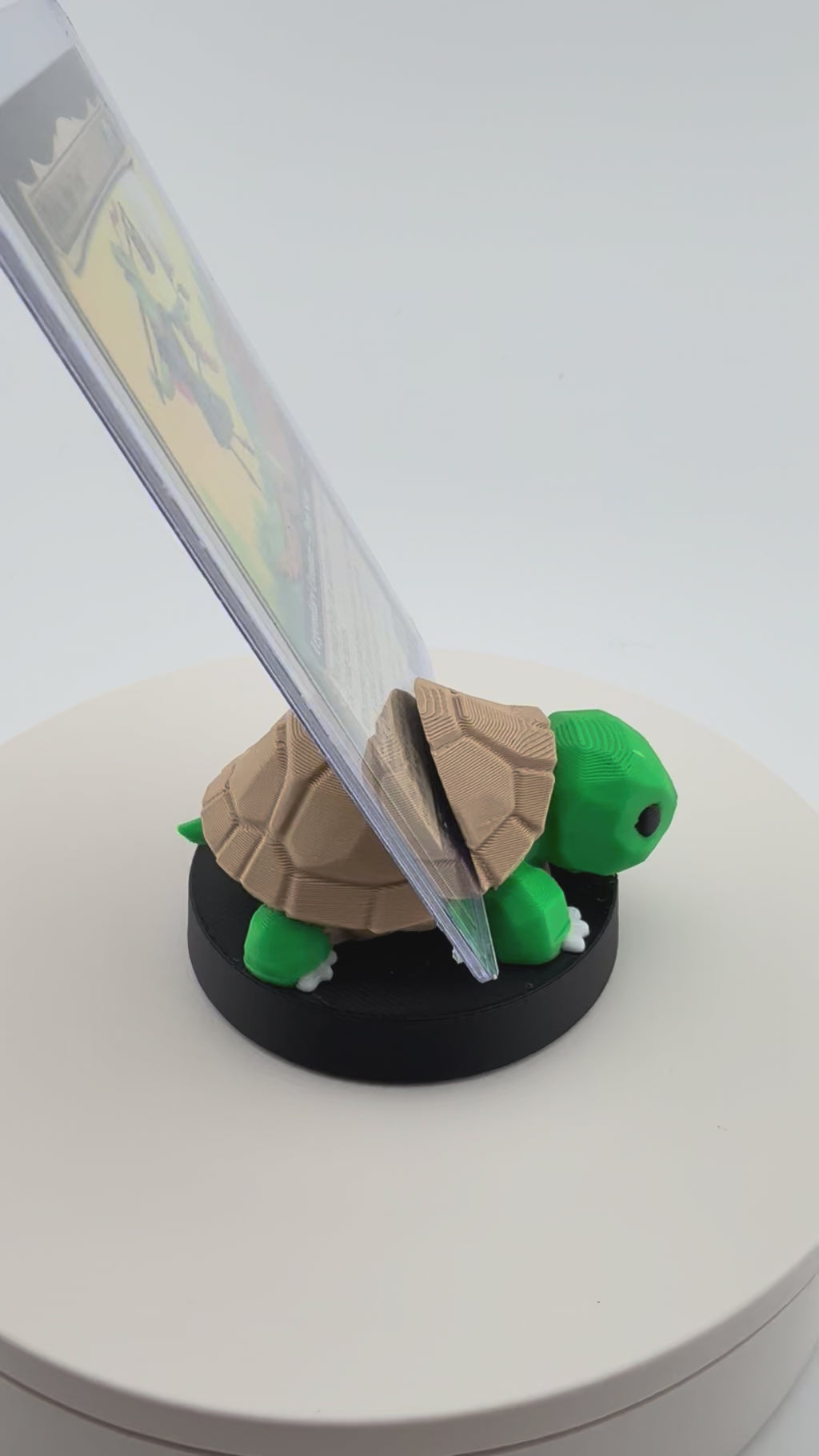 3D Printed Themed Toploader Display Stand | MTG Commander Card Holder | Custom Trading Card Showcase | TCG Desk Display