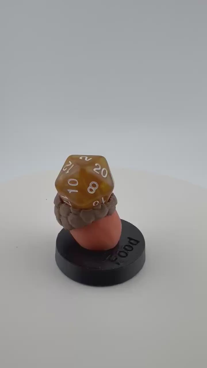 3D Printed Acorn Food Artifact Tokens for MTG Commander
