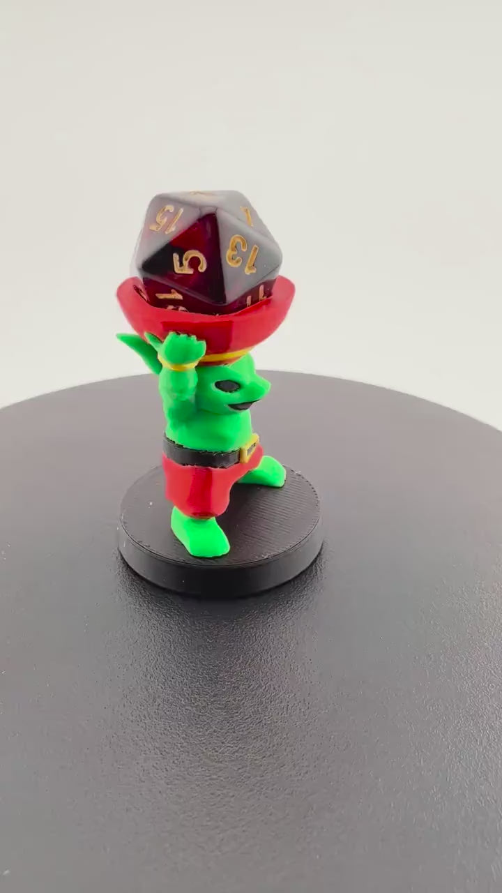 Goblin Dice Holder Miniature – MTG, D&D Tabletop Gaming Accessory