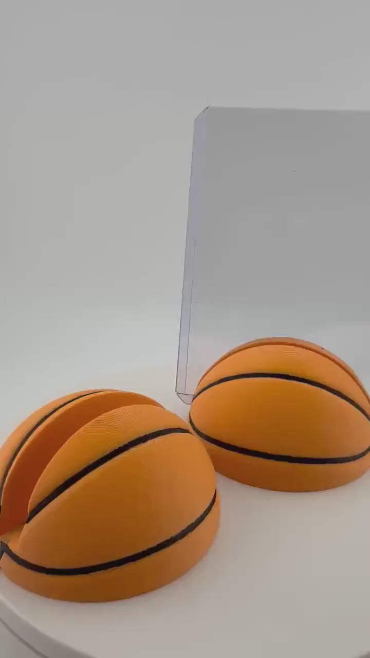 3D Printed Basketball Card Display Stand – Graded Slab Holder (PSA, BGS, CGC)