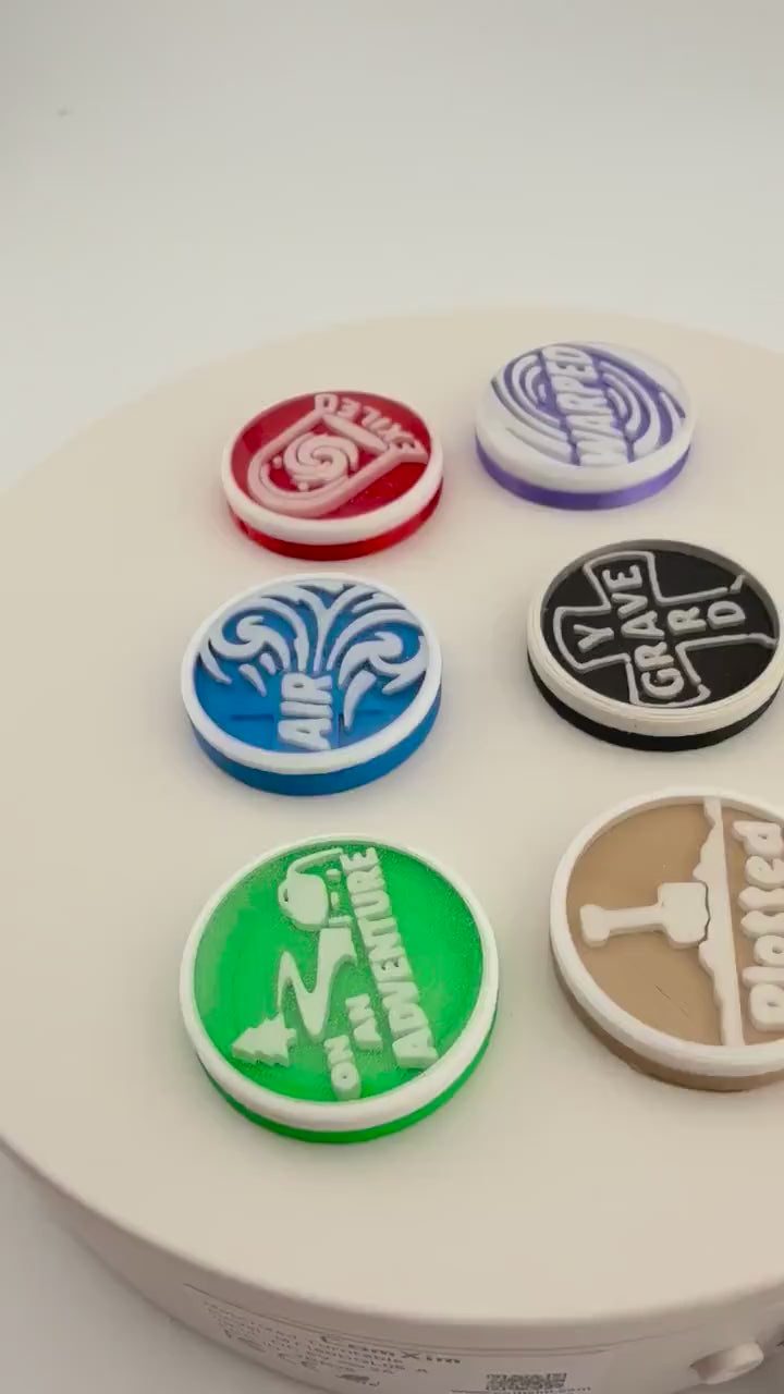 Magic the Gathering Board State Tokens – Plotted, Adventure, Warped, Airbent, Graveyard, Exiled Counters